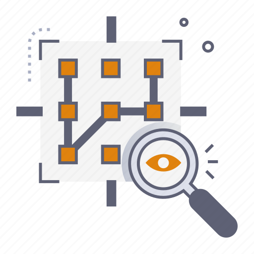 Pattern recognition, machine learning, pattern, recognition, search, artificial intelligence, ai icon - Download on Iconfinder