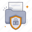 data protection, security, file, folder, shield, database, server, computing, hosting 