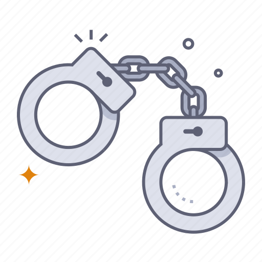 Handcuff, arrested, arrest, handcuffs, prison, law, legal icon - Download on Iconfinder