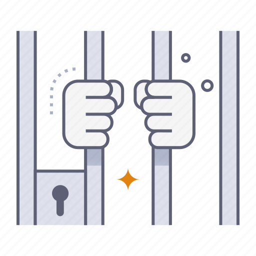 Prison, prisoner, jail, arrested, arrest, law, legal icon - Download on Iconfinder