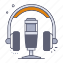 headphone microphone, mic, headphone, listen, audio, podcast, podcasting, microphone, broadcast