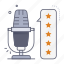 top chart, rating, stars, podcast rating, top podcast, podcast, podcasting, microphone, broadcast 