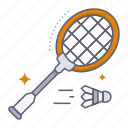 badminton, racket, shuttlecock, set, sport, game, play, athlete