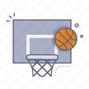 basket, hoop, basketball, ring, ball, sport, game, play, athlete