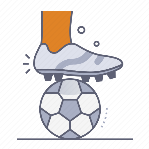 Football, soccer, soccer shoes, ball, shoes, sport, game icon - Download on Iconfinder