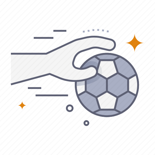 Handball, volleyball, ball, hand, throw the ball, sport, game icon - Download on Iconfinder