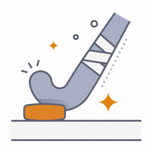 Hockey, stick, puck, ice, sport, game, play icon - Download on Iconfinder