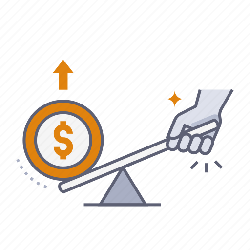 Leverage, balance, fund, profit, capital, stock, investment icon - Download on Iconfinder