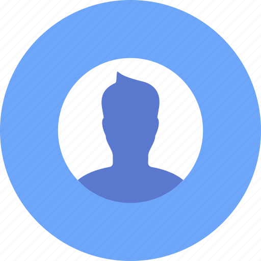 Man, profile, round icon - Download on Iconfinder