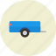 trailer, transport, vehicle 