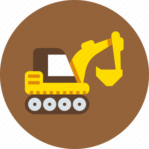 Caterpillar, digger, machine icon - Download on Iconfinder