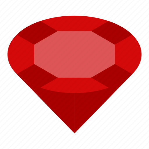 Cartoon, isometric, pure, red, ruby, star, wedding icon - Download on Iconfinder