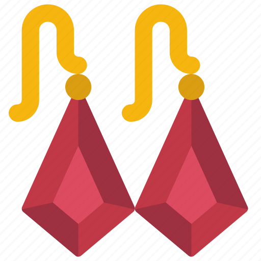 Long, diamond, earrings, fashion, accessory icon - Download on Iconfinder