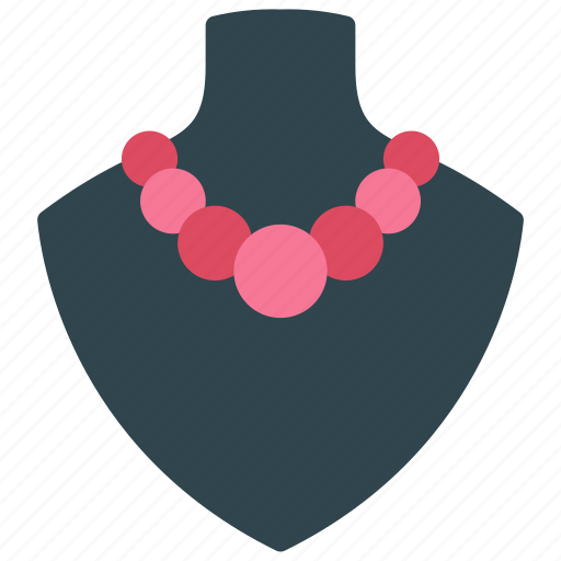 Pearl, necklace, bust, fashion, accessory icon - Download on Iconfinder