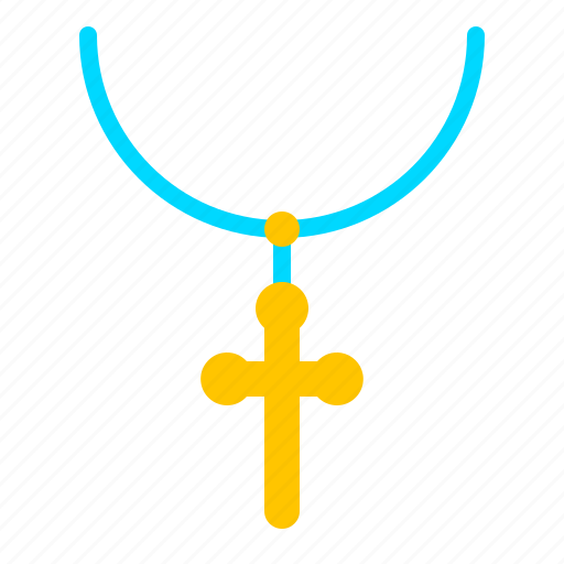 Accessory, cross, necklace, pendant icon - Download on Iconfinder