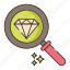 diamond, clarity, jewel, precious stone, assessment, appraisal 