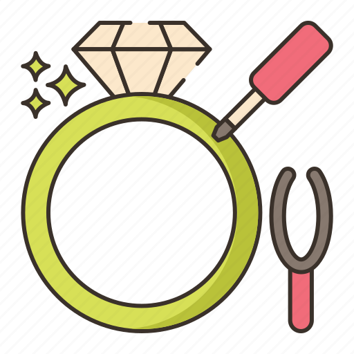 Jewelry, repair, diamond, ring, service icon - Download on Iconfinder