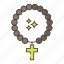 rosary, cross, christian, catholic, religion 