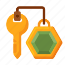 keychain, accessory, key