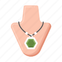 necklace, bust, accessory, jewelry, jewel