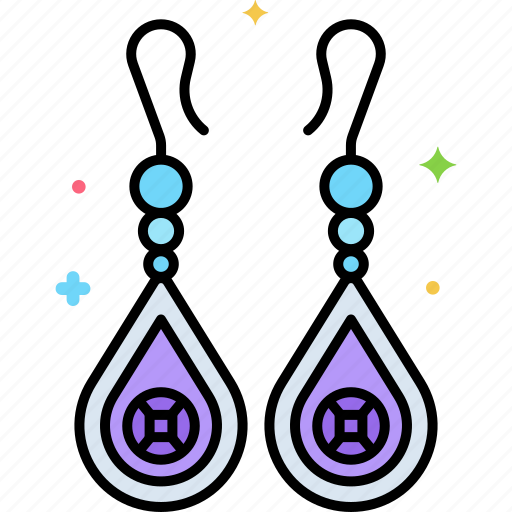Dangle, earrings, jewelry, jewel, accessory icon - Download on Iconfinder