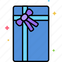 gift, box, bow, ribbon, package