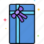 gift, box, bow, ribbon, package 