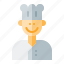 avatar, profession, people, man, chef, restaurant 