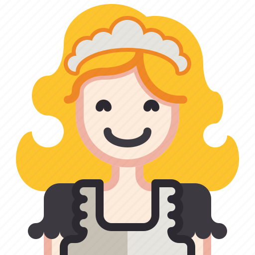 Maid, woman, profession, jobs, avatar icon - Download on Iconfinder