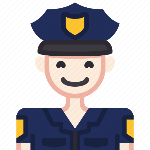 Police, security, professions, man, officer icon - Download on Iconfinder