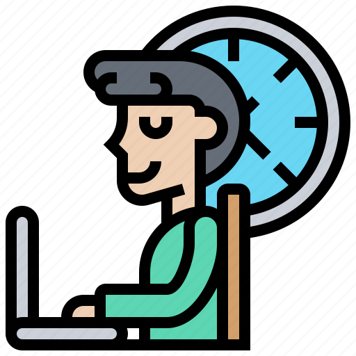 Busy, hour, office, overtime, working icon - Download on Iconfinder