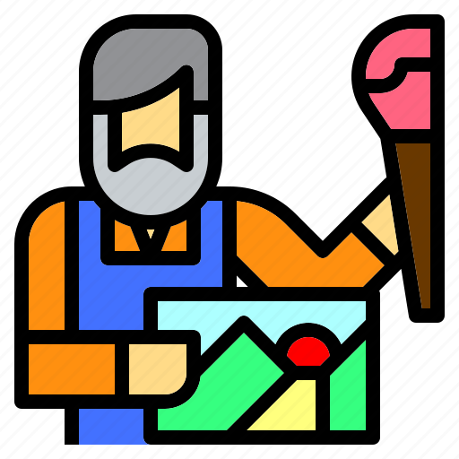 Art, artist, creative, creativity, job, occupation, paint icon - Download on Iconfinder