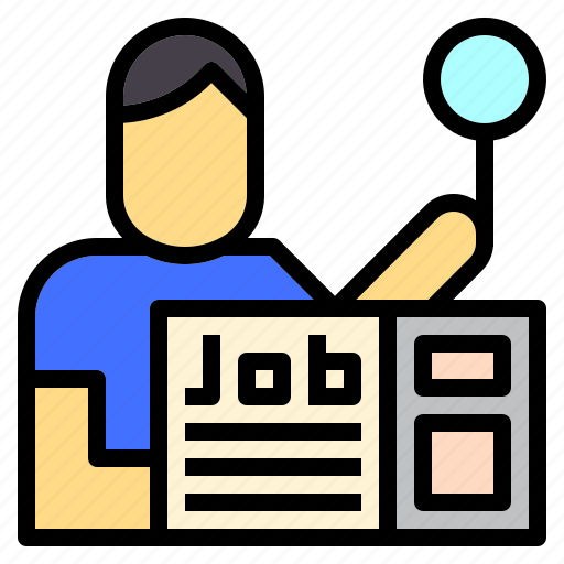 Employee, hunting, job, jobless, search, unemployed, unemployment icon - Download on Iconfinder