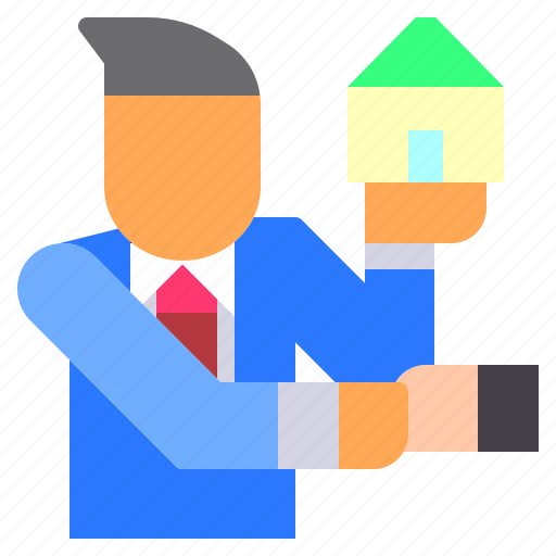 Agent, estate, home, house, job, real, seller icon - Download on Iconfinder