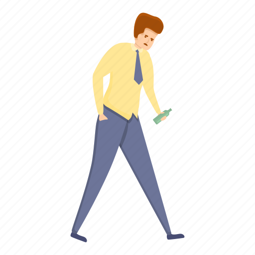 Business, jobless, man, money, person, sad icon - Download on Iconfinder