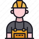 construction, worker, workman, professions, avatar