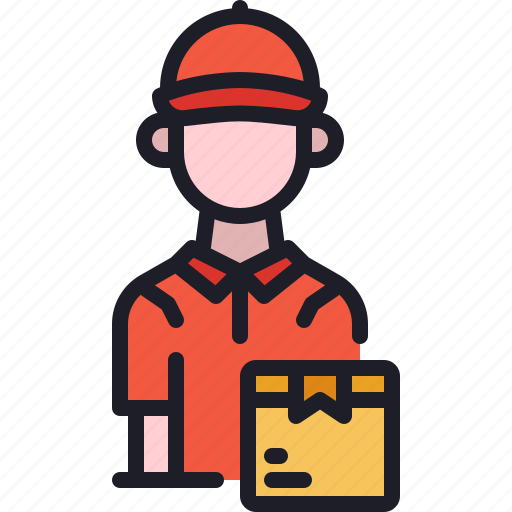 Courier, delivery, man, logistics, profession icon - Download on Iconfinder