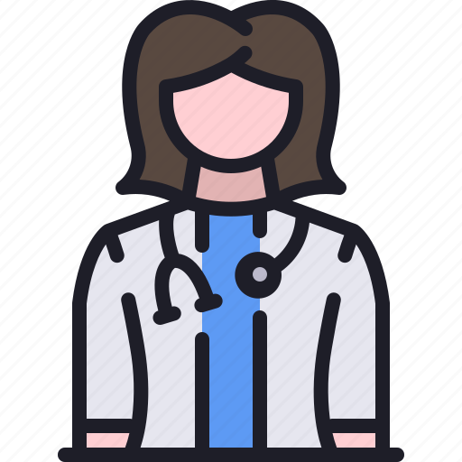 Doctor, woman, job, profession, medical icon - Download on Iconfinder