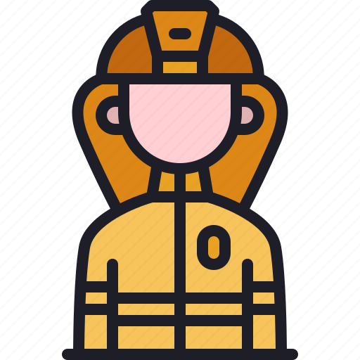 Firefighter, job, avatar, man, profession icon - Download on Iconfinder