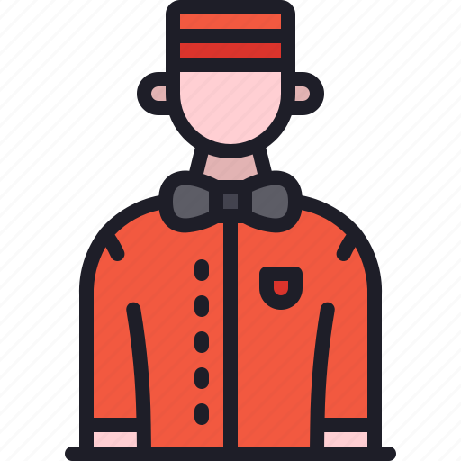 Staff, man, hotel, uniform, concierge icon - Download on Iconfinder