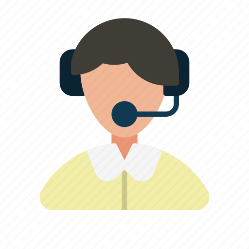Avatars, communication, contact, customer, headset, professions, service icon - Download on Iconfinder
