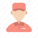 avatars, courier, driver, jobs, person, professions, worker