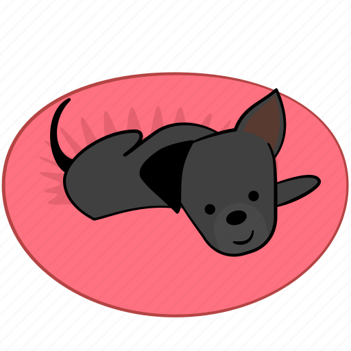 Beambag, dog, happy, joijoi, lying, puppy, smile icon - Download on Iconfinder