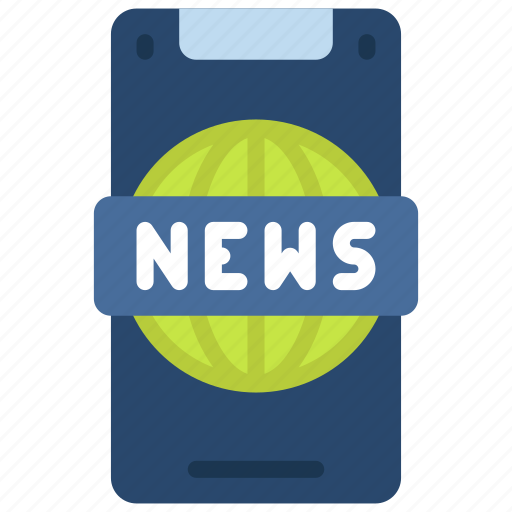 News, mobile, press, journalist, device icon - Download on Iconfinder