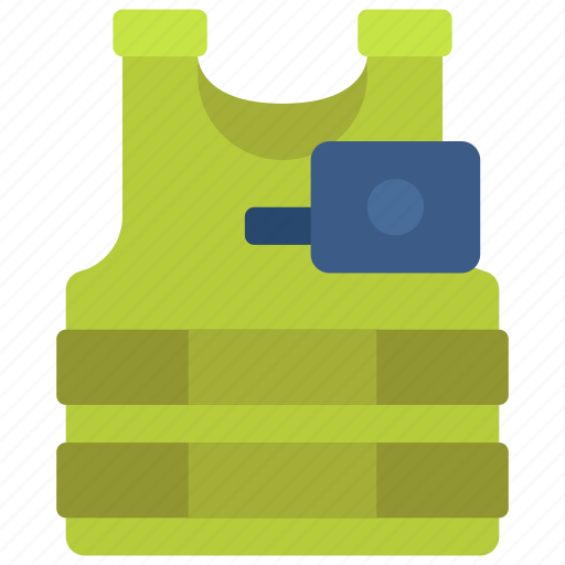 Video, tactical, vest, press, protection icon - Download on Iconfinder