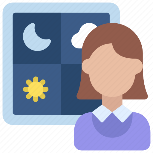 Weather, presenter, reporter, seasons, cold icon - Download on Iconfinder