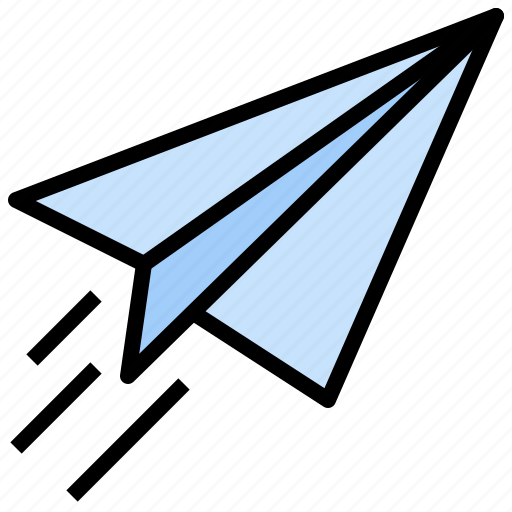 Airplane, childhood, message, origami, paper, plane icon - Download on Iconfinder