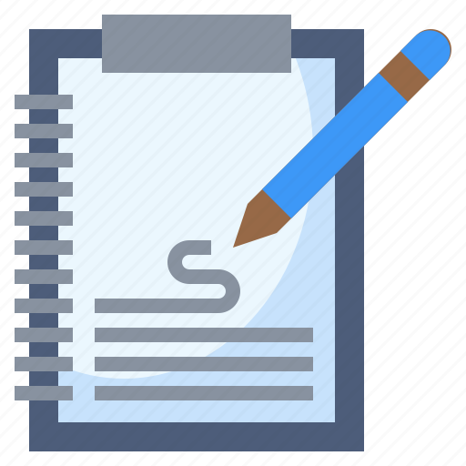 Note, notebook, pen, stationery, text, tool, writing icon - Download on Iconfinder