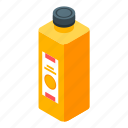 bottle, cartoon, isometric, juice, orange, tree, water