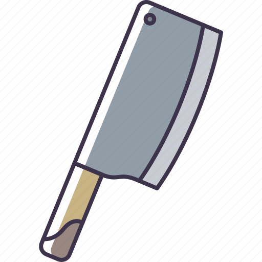 Cleaver, kitchen, knife, utensil icon - Download on Iconfinder